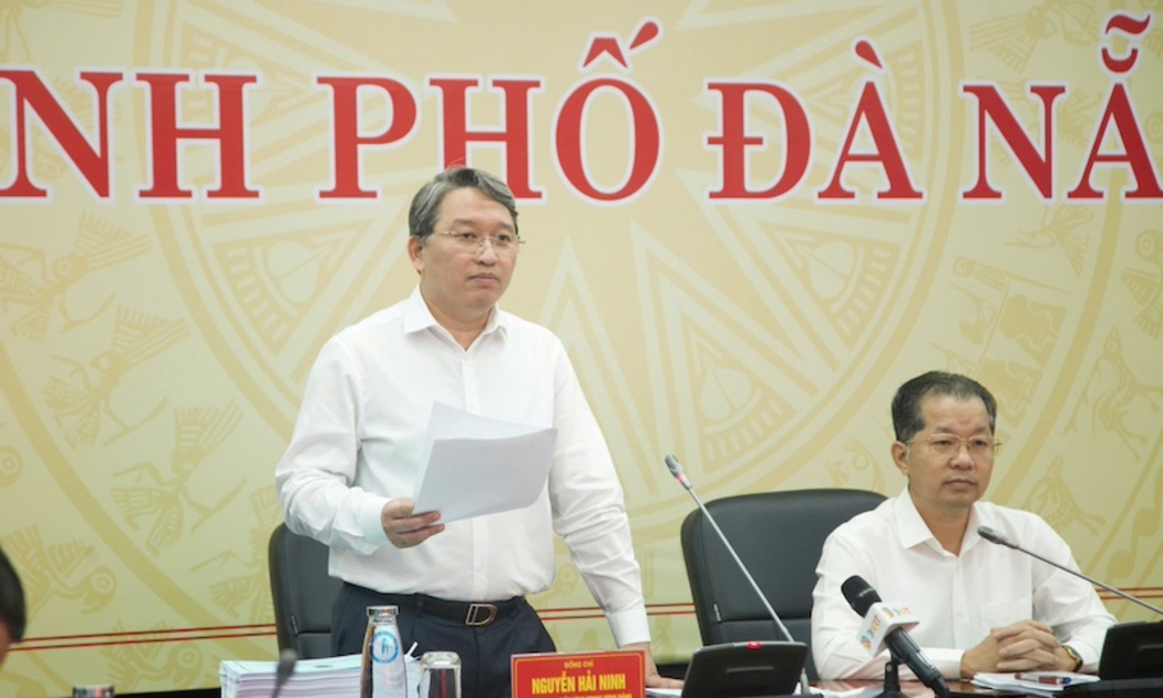 Bộ trưởng Bộ Tư pháp Nguyễn Hải Ninh phát biểu tại hội thảo. Ảnh: MOJ.