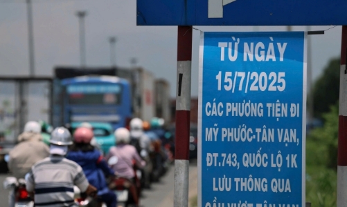TP.HCM đề ra giải pháp khẩn về tình trạng tắc nghẽn tại giao lộ Tân Vạn sau khi đóng tỉnh lộ 743