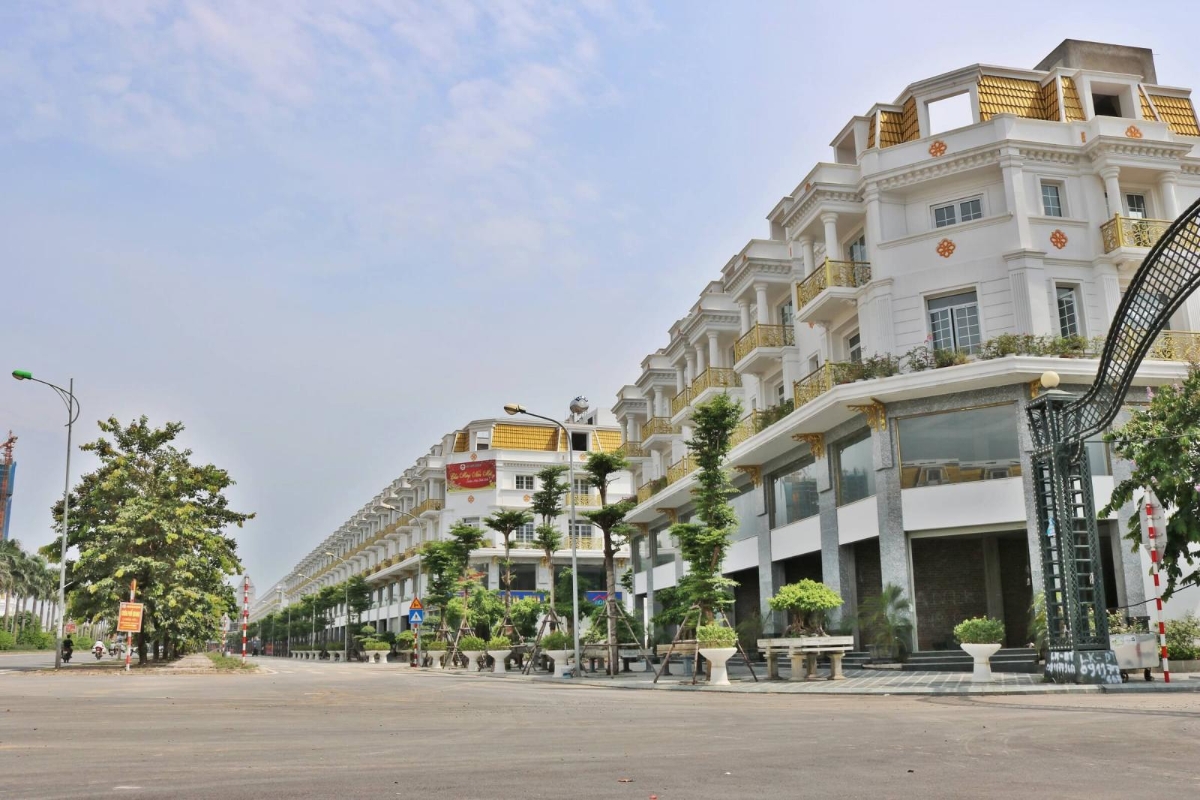 Một g&oacute;c Khu đ&ocirc; thị Geleximco L&ecirc; Trọng Tấn.
