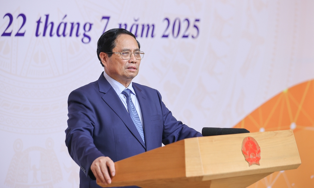Thủ tướng phát biểu tại hội nghị - Ảnh: VGP