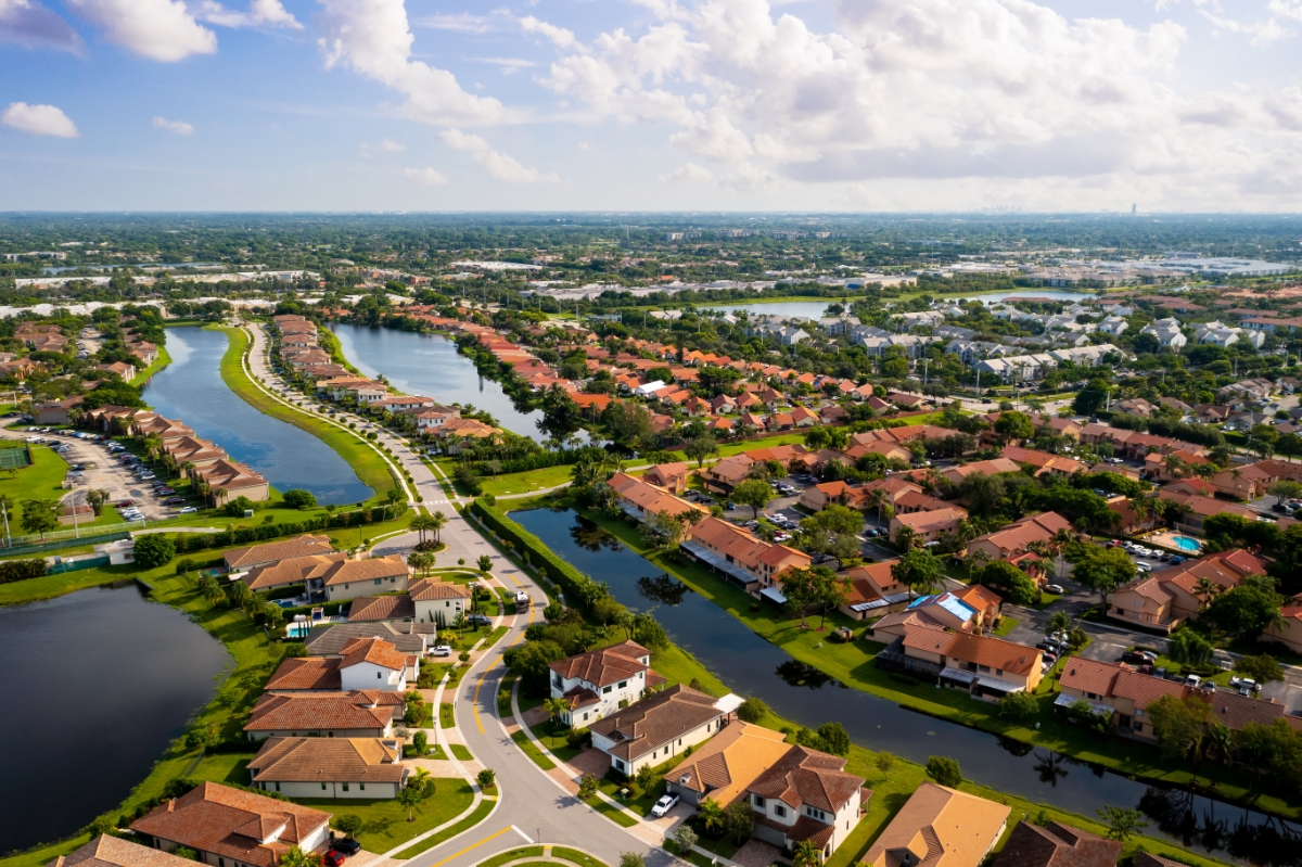 Một góc đảo tại Florida (Mỹ).