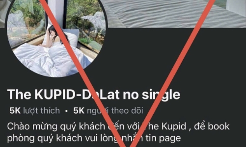 Sử dụng trang Fanpage giả mạo để lừa đảo chiếm đoạt tiền đặt cọc phòng nghỉ của khách du lịch 