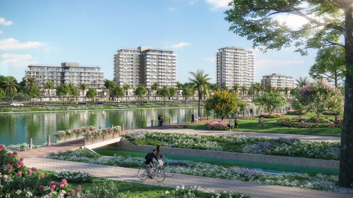 Solaria Rise &ndash; khu căn h&ocirc;̣ cao t&acirc;̀ng thu&ocirc;̣c đại đ&ocirc; thị Waterpoint sắp ra mắt, được phát tri&ecirc;̉n hướng đ&ecirc;́n t&ecirc;̣p khách hàng trẻ, gia đình trẻ.