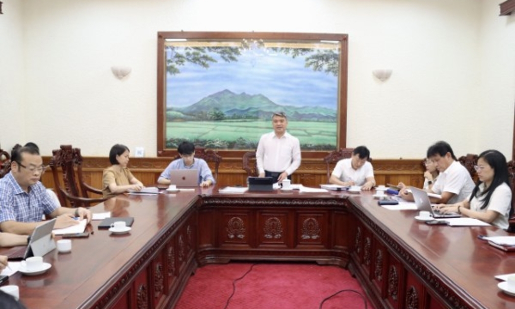 Quang cảnh phiên họp thẩm định. Ảnh: MOJ.