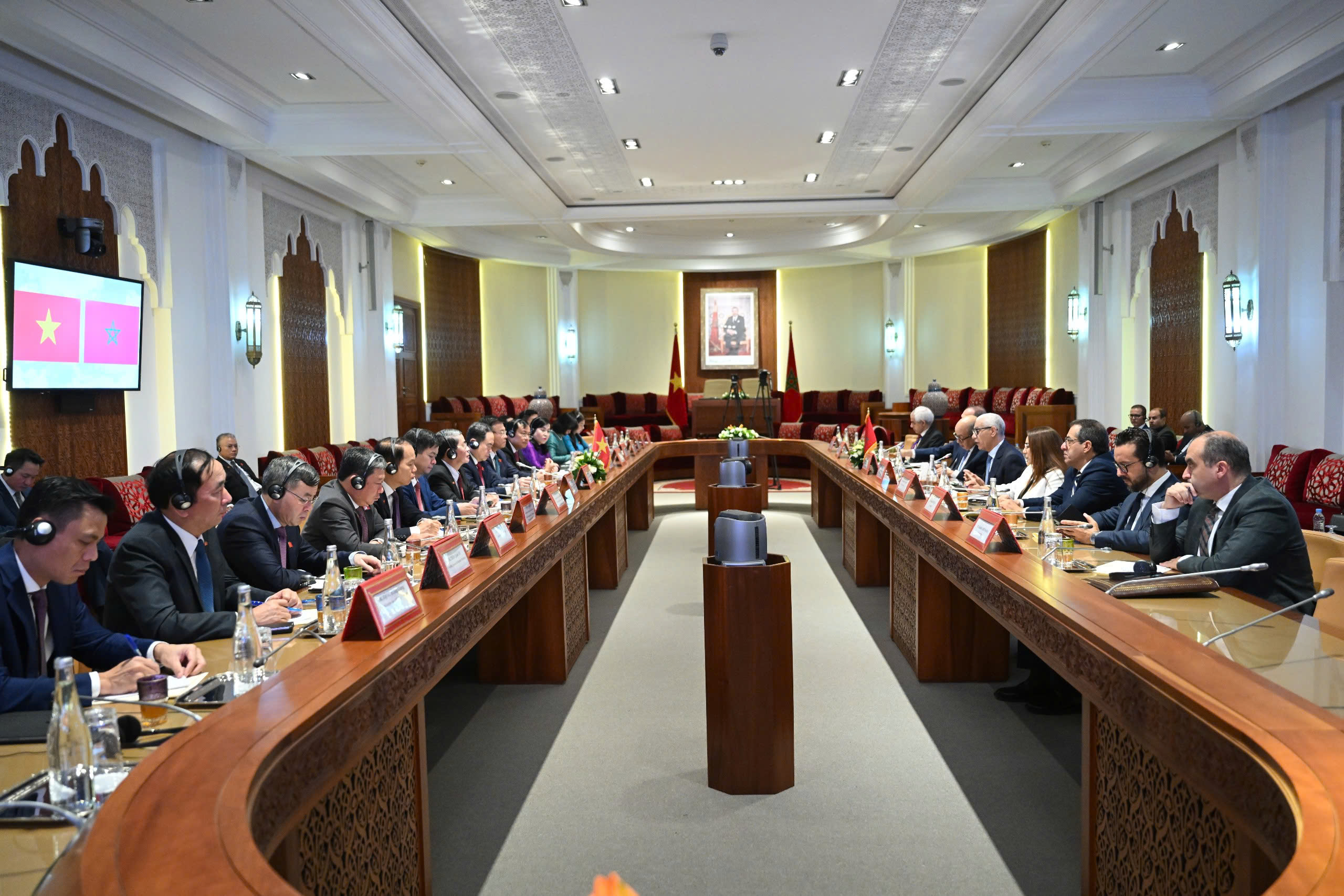 Quang cảnh cuộc hội đ&agrave;m - Ảnh: Quochoi.vn