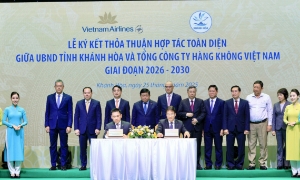 Vietnam Airlines và tỉnh Khánh Hòa: Hợp tác toàn diện, nâng tầm điểm đến quốc tế giai đoạn 2026 - 2030