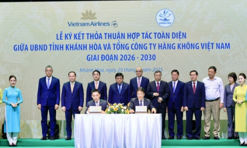 Vietnam Airlines và tỉnh Khánh Hòa: Hợp tác toàn diện, nâng tầm điểm đến quốc tế giai đoạn 2026 - 2030
