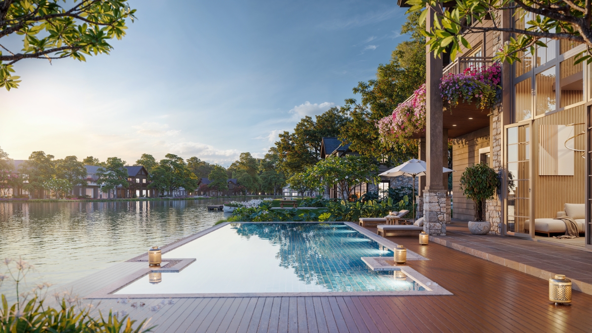 D&ograve;ng nước gi&agrave;u sự sống được Ecopark ph&aacute;t triển dựa tr&ecirc;n kinh nghiệm 22 năm.