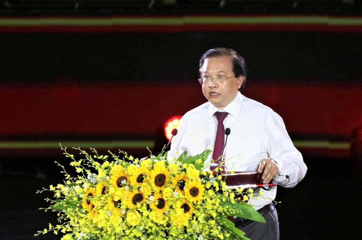 Thứ trưởng Bộ Văn h&oacute;a, Thể thao v&agrave; Du lịch ph&aacute;t biểu tại sự kiện - Ảnh: Quang Hiếu