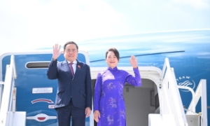 Chủ tịch Quốc hội Trần Thanh Mẫn bắt đầu các hoạt động tại Hội nghị các Chủ tịch Quốc hội thế giới lần thứ 6 