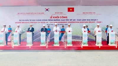 Construction starts on $185-mln My An - Cao Lanh expressway