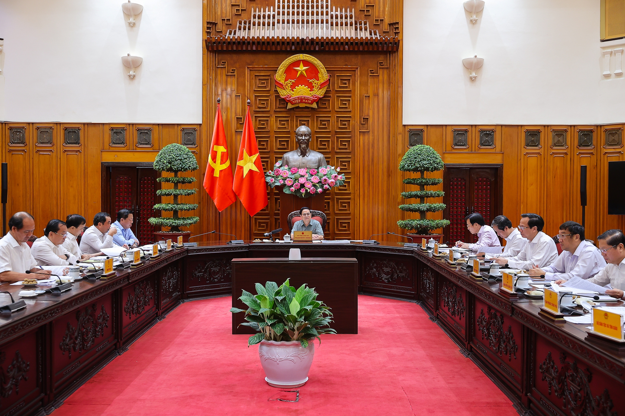 Quang cảnh cuộc họp - Ảnh: VGP