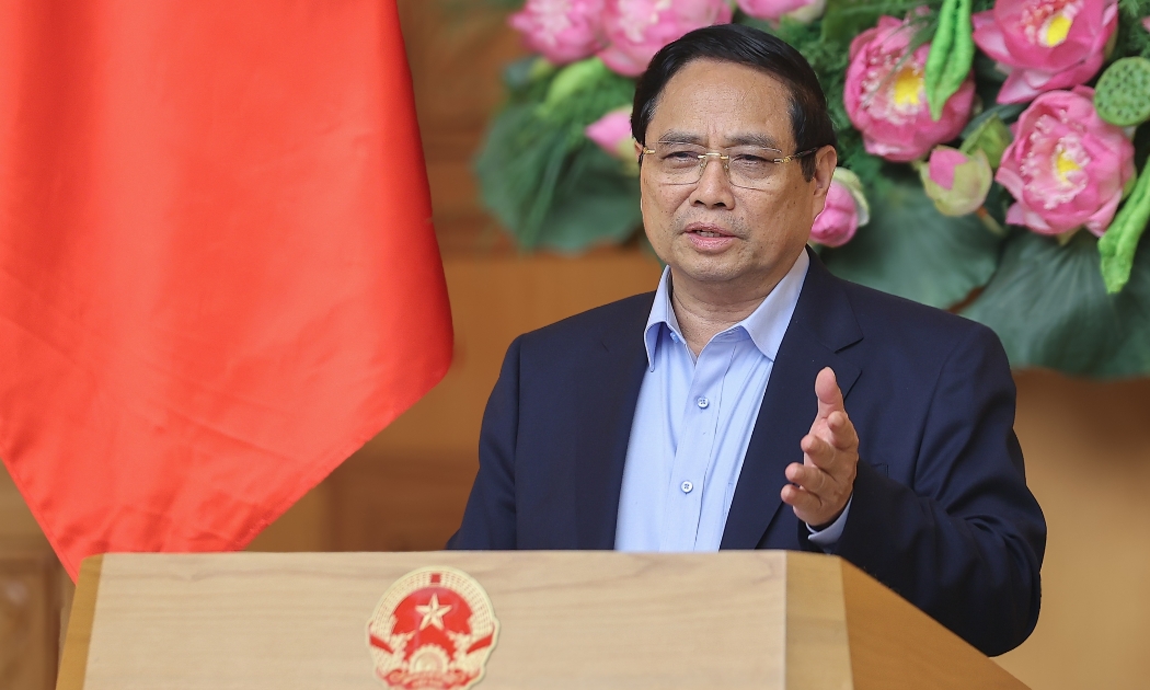 Thủ tướng Phạm Minh Chính chủ trì hội nghị - Ảnh: VGP