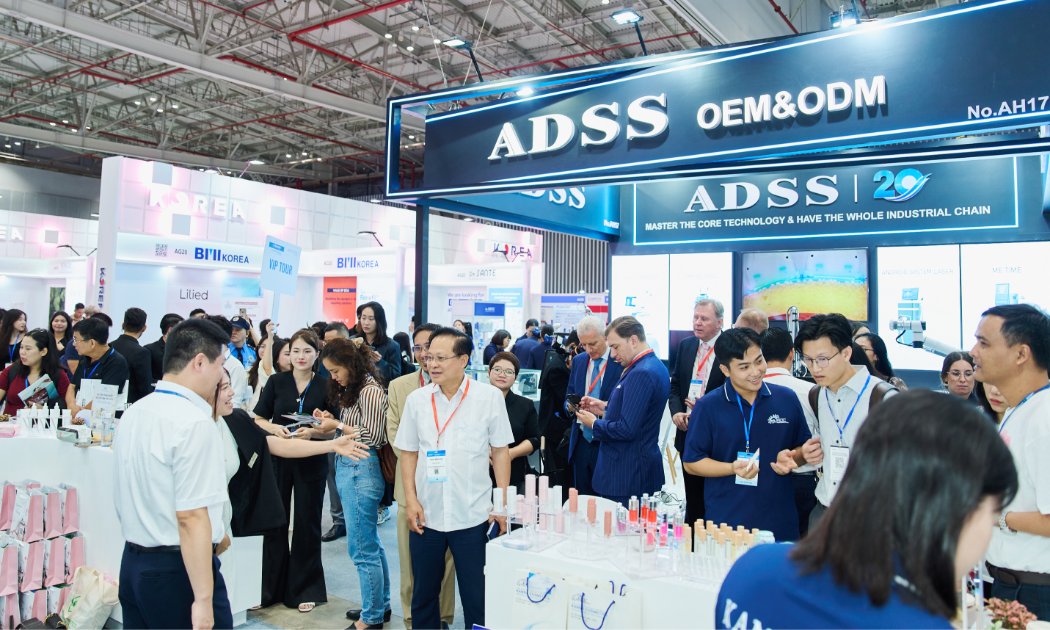 Quang cảnh tại triển lãm Vietbeauty, Cosmobeauté Vietnam và Beautycare Plus 2025.