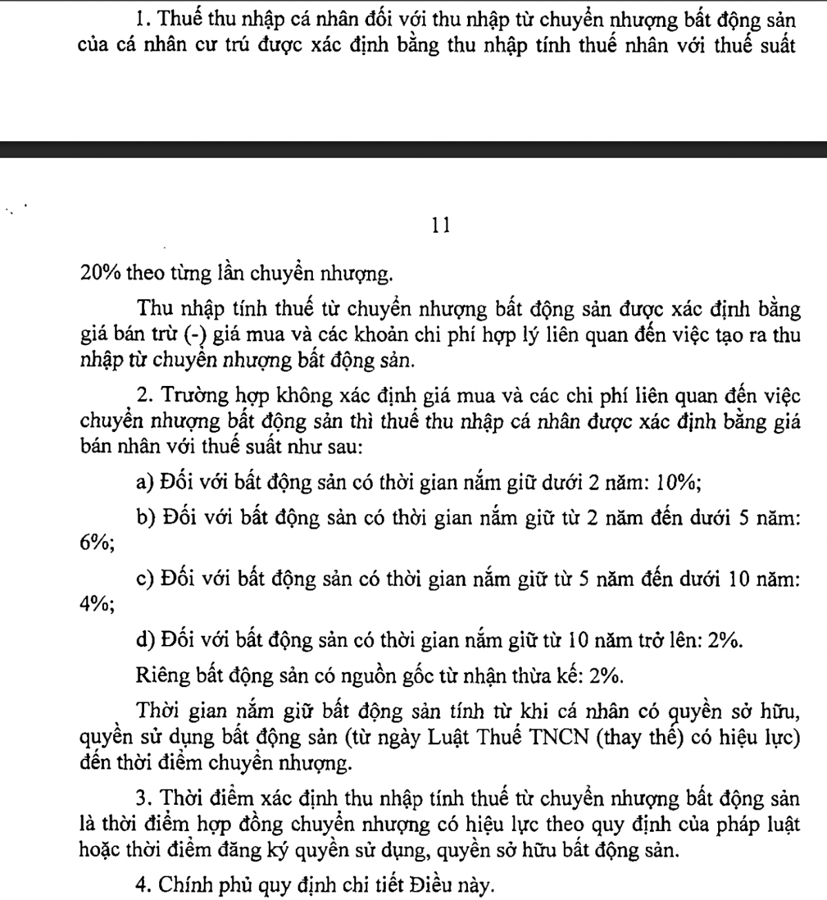Quy định tại Dự thảo sửa đổi Luật thuế thu nhập c&aacute; nh&acirc;n&nbsp;