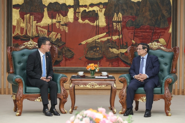 Thủ tướng khuyến kh&iacute;ch Tập đo&agrave;n Dunamu, Hana mở rộng đầu tư tại Việt Nam - Ảnh: VGP.&nbsp;