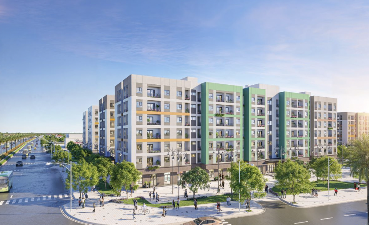 Phối cảnh 3.800 căn nhà ở xã hội 