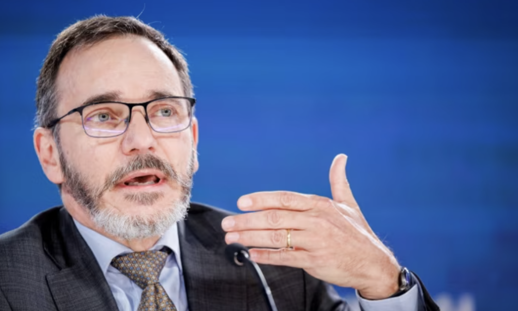 Ông Pierre-Olivier Gourinchas - nhà kinh tế trưởng của IMF - Ảnh: Bloomberg.