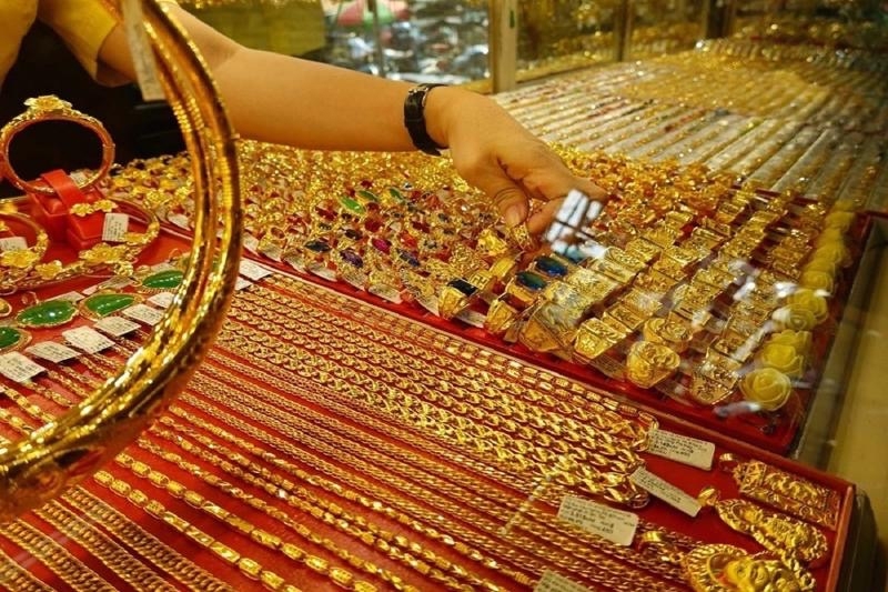 Giá mua, bán vàng miếng SJC ghi nhận mức tăng phổ biến là 500 nghìn đồng/lượng