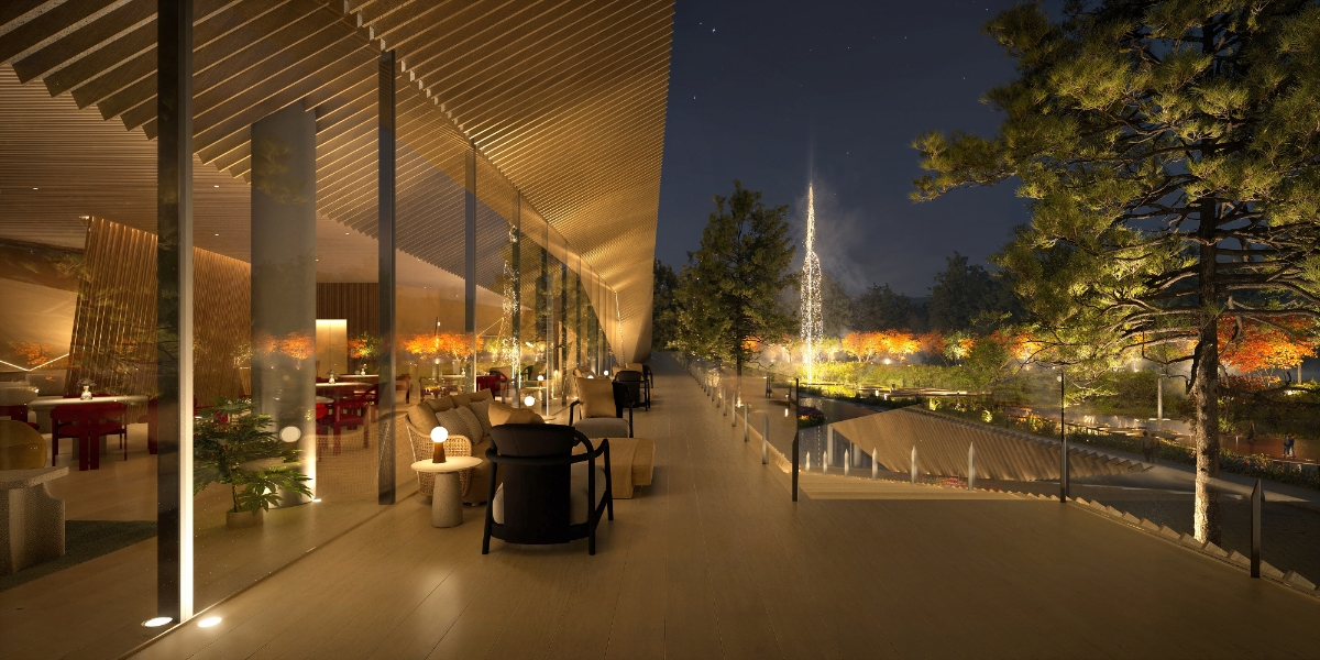 Những chiếc ghế Alison Outdoor của thương hiệu Flexform hiện diện tại Haus Private Club.