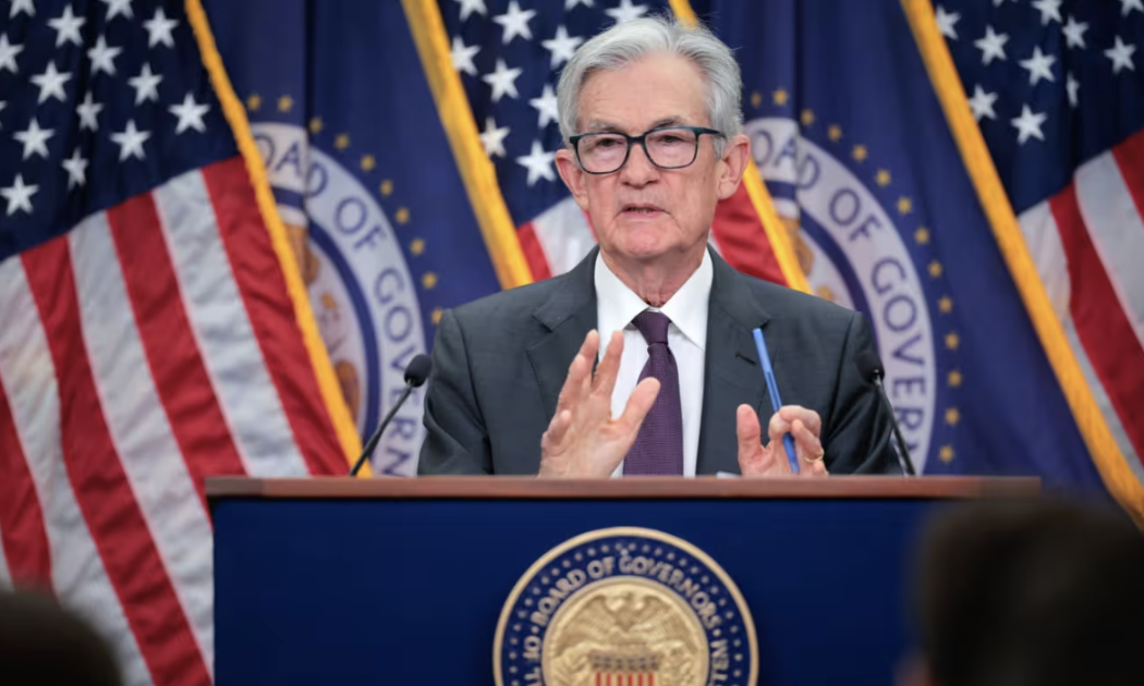 Chủ tịch Fed Jerome Powell tại cuộc họp báo ngày 30/7 - Ảnh: Getty.