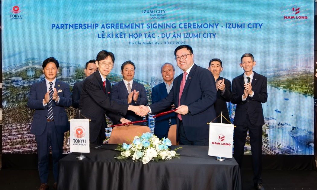 Tập đoàn Nam Long chính thức ký kết hợp với Tokyu Corporation.