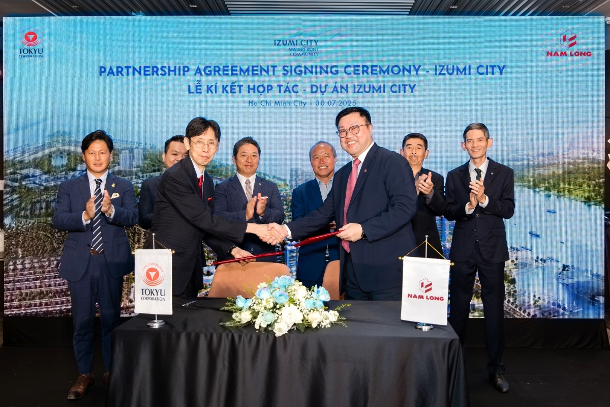 Tập đoàn Nam Long chính thức ký kết hợp với Tokyu Corporation.