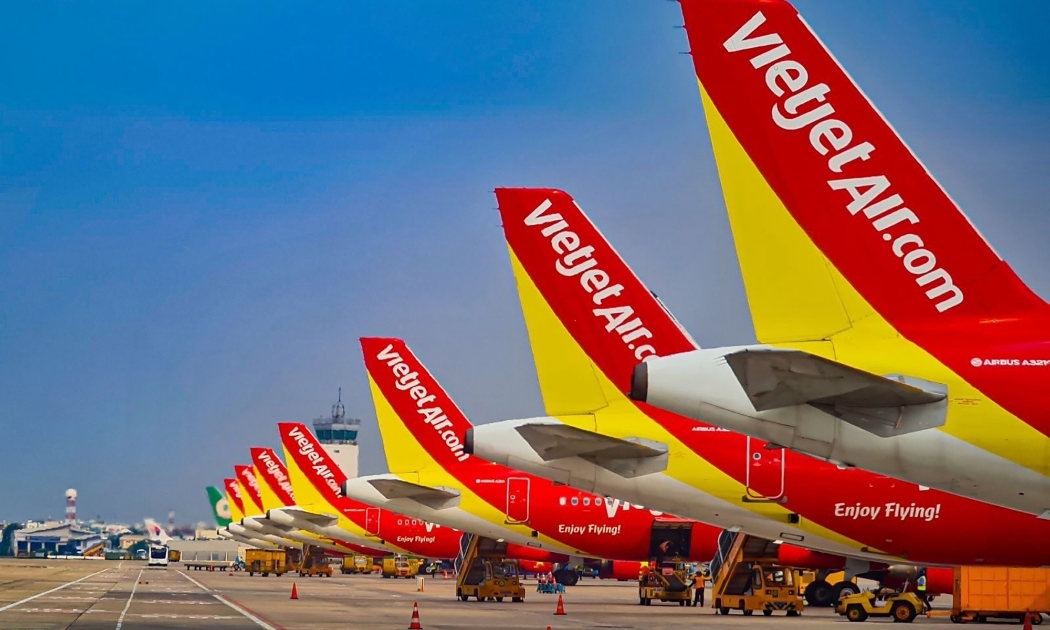 Vietjet không ngừng đầu tư và phát triển đội tàu bay hiện đại.