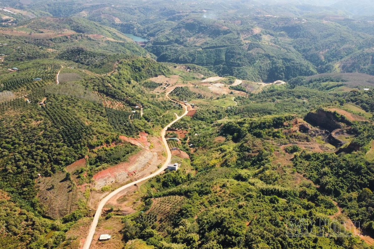 Dự án đường Đạo Nghĩa - Quảng Khê. Ảnh: Báo Lâm Đồng