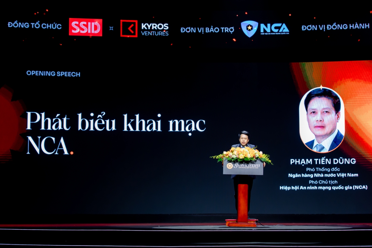 &Ocirc;ng Phạm Tiến Dũng, Ph&oacute; Thống đốc Ng&acirc;n h&agrave;ng Nh&agrave; nước ki&ecirc;m Ph&oacute; Chủ tịch Hiệp hội An ninh mạng Quốc gia.&nbsp;