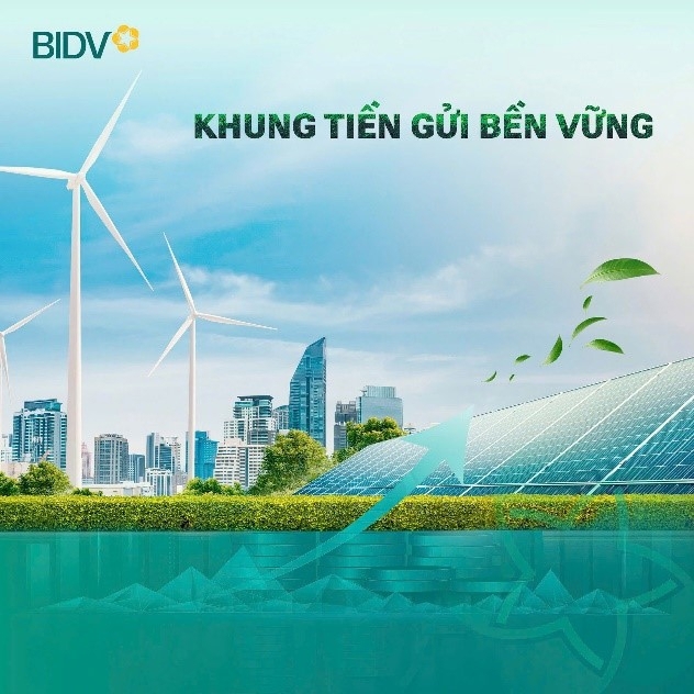 Khung Tiền gửi bền vững được BIDV ban h&agrave;nh v&agrave;o th&aacute;ng 4/2025.