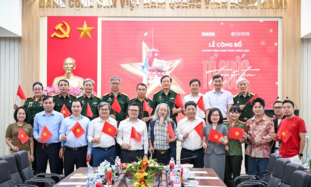 Các đại biểu tham dự họp báo công bố chương trình. Ảnh: Báo Nhân Dân