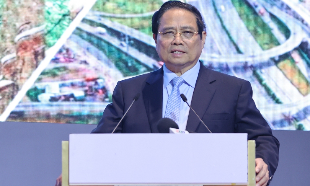 Thủ tướng Phạm Minh Chính chủ trì Hội nghị lần thứ 6 Hội đồng điều phối vùng Đông Nam Bộ và Phiên họp lần thứ 4 Ban Chỉ đạo triển khai Nghị quyết số 98/2023/QH15 của Quốc hội - Ảnh: VGP/Nhật Bắc.