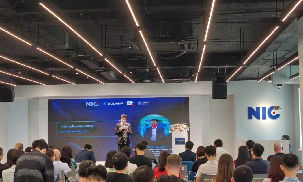 Hội thảo “Phát triển công nghệ chiến lược Blockchain trong kỷ nguyên mới tại Việt Nam” do Trung tâm Đổi mới sáng tạo quốc gia (NIC) tổ chức sáng 2/8.
