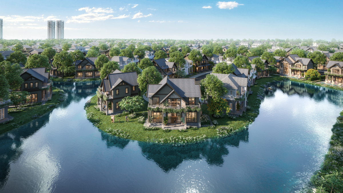Retreat Island c&oacute; 15 &ldquo;ốc đảo&rdquo; với tầm nh&igrave;n triệu đ&ocirc; mở rộng theo h&igrave;nh c&aacute;nh quạt.