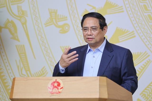 Prime Minister Pham Minh Chinh chairs the second meeting of the National Steering Committee on Semiconductor Industry Development on August 4 (Photo: VGP)