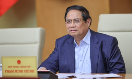 Thủ tướng chủ trì phiên họp - Ảnh: VGP