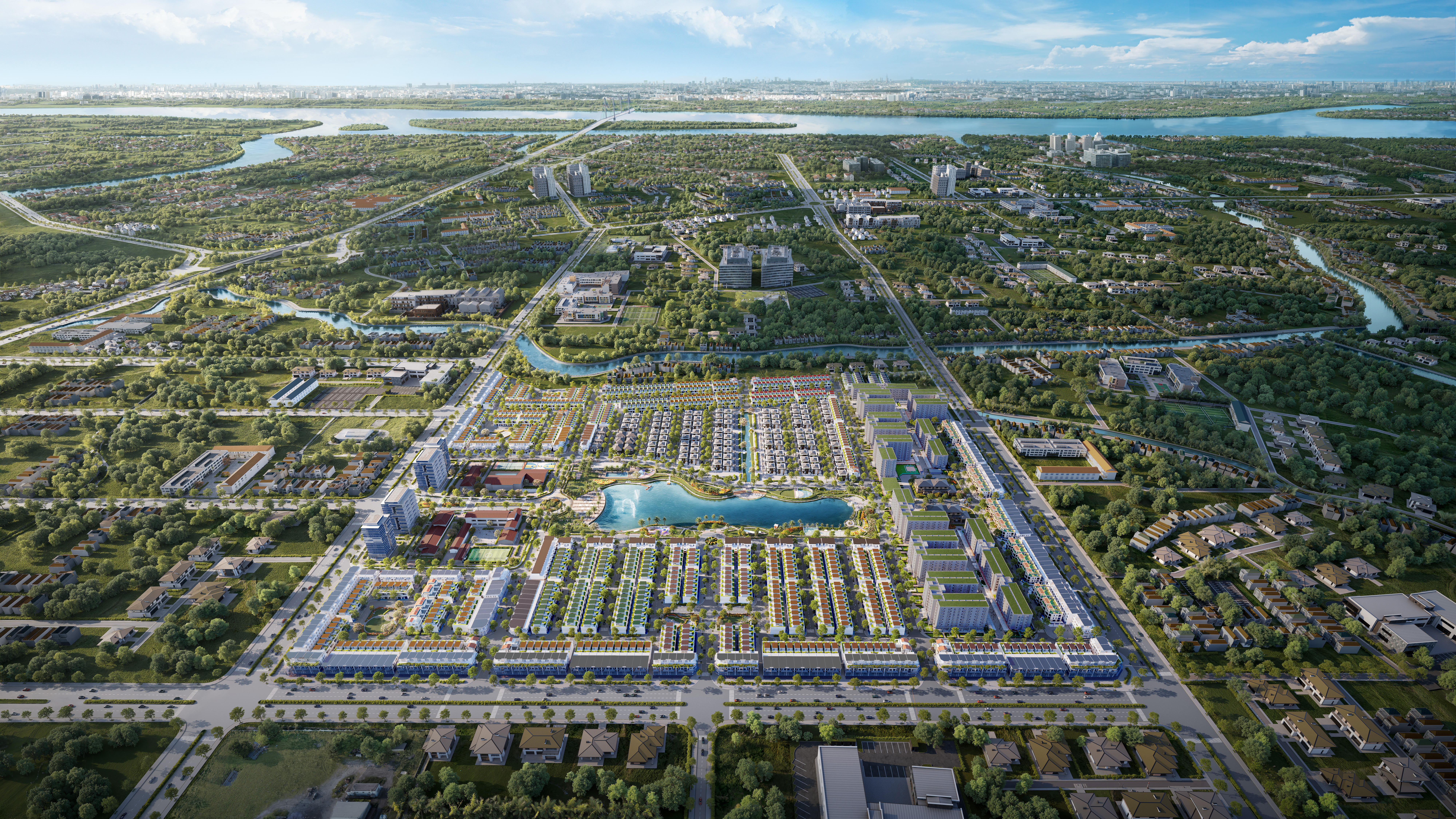 Khu đô thị Nam Long II Central Lake nằm giữa tâm mạch phát triển mới của Cần Thơ.