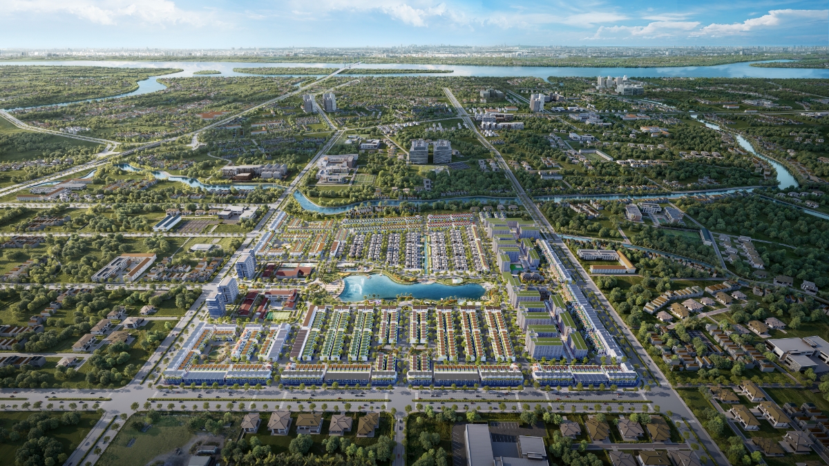 Khu đ&ocirc; thị Nam Long II Central Lake nằm giữa t&acirc;m mạch ph&aacute;t triển mới của Cần Thơ.