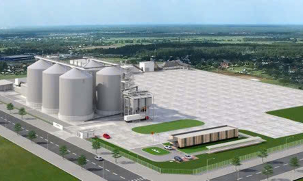 Nhà máy sản xuất viên nén Biomass Fuel Việt Nam đóng tại KCN VSIP Nghệ An