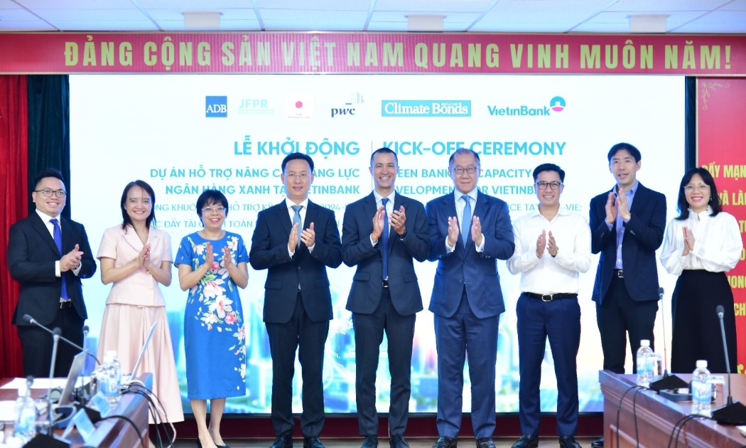 Khởi động Dự án nâng cao năng lực Ngân hàng xanh là một bước tiến quan trọng hướng tới phát triển bền vững của VietinBank.