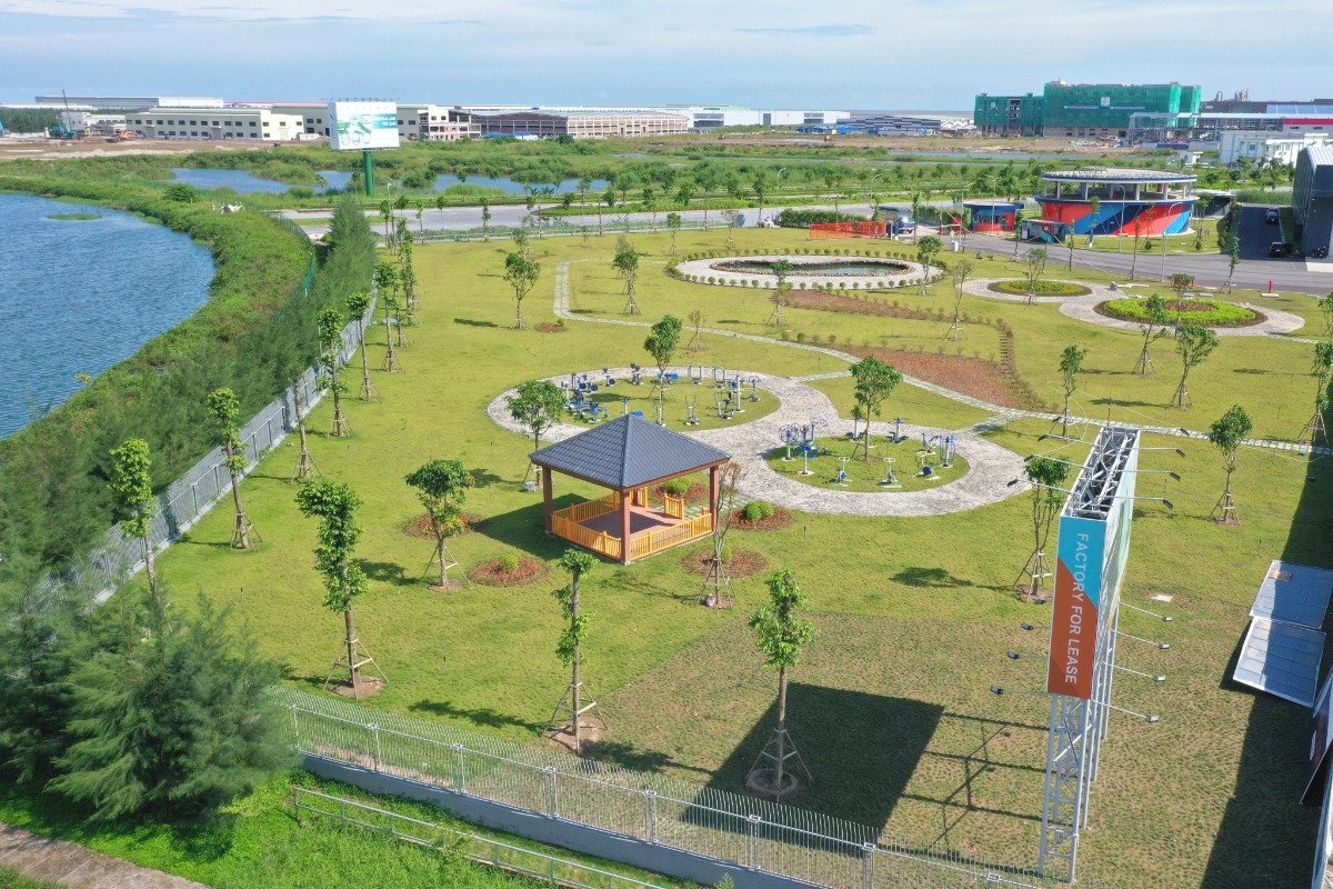 Không gian xanh tại Core5 Hải Phòng.