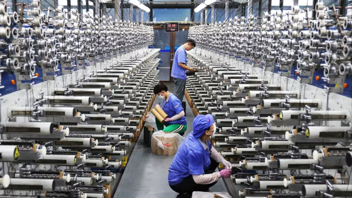 Một nhà máy sợi carbon ở tỉnh Giang Tô, miền Đông Trung Quốc - Ảnh: Getty Images