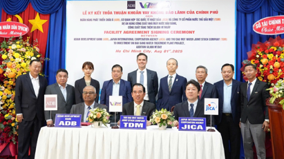 ADB,  Thu Dau Mot Water Sign Deal for Water Expansion Project