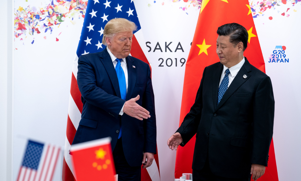 Tổng thống Mỹ Donald Trum và Chủ tịch Trung Quốc Tâp Cận Bình tại Osaka, Nhật Bản năm 2019 - Ảnh: Getty Imgaes