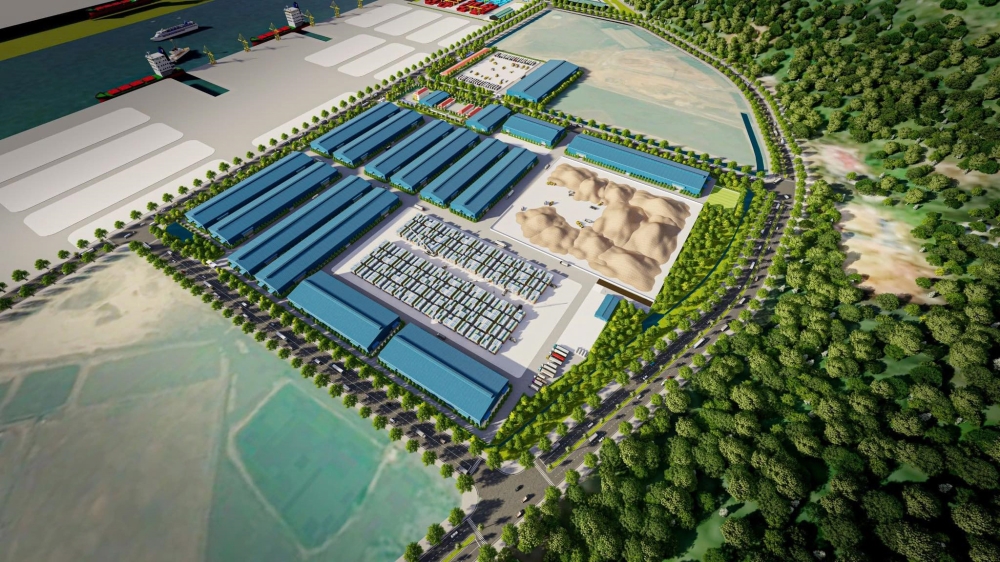 Phối cảnh Dự &aacute;n Trung t&acirc;m Logistics Ch&acirc;n M&acirc;y