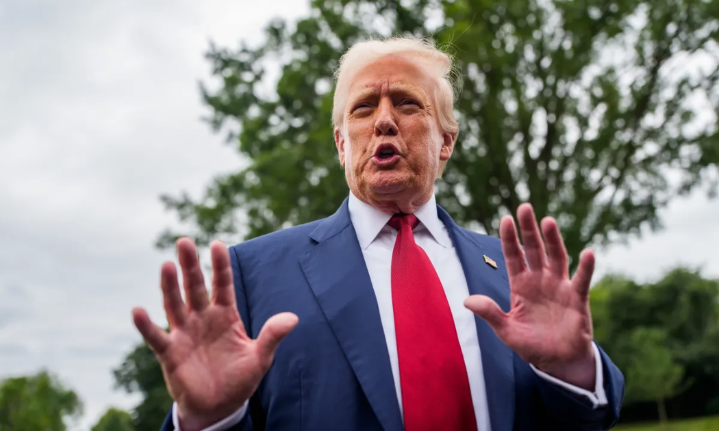 Tổng thống Mỹ Donald Trump - Ảnh: Bloomberg