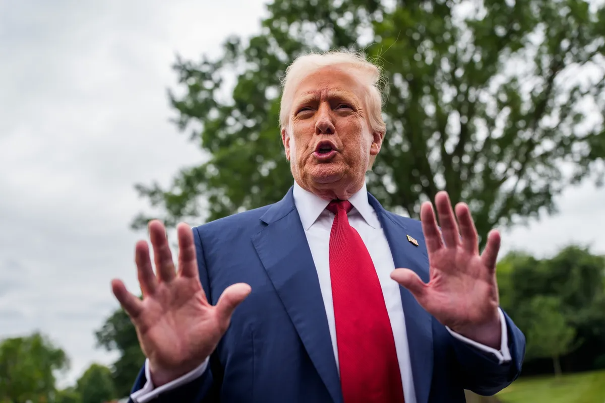 Tổng thống Mỹ Donald Trump - Ảnh: Bloomberg