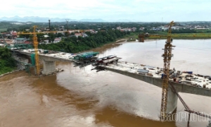 Phú Thọ dốc sức hợp long cầu Phong Châu mới vào đúng dịp Quốc khánh