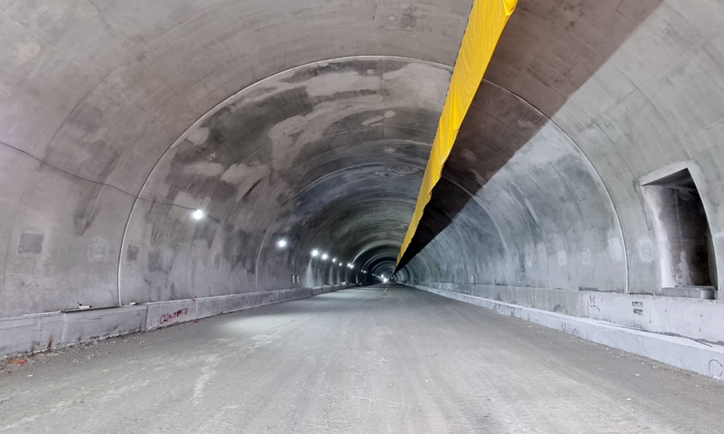 Hầm Núi Vung thuộc Dự án Cao tốc Cam Lâm - Vĩnh Hảo.